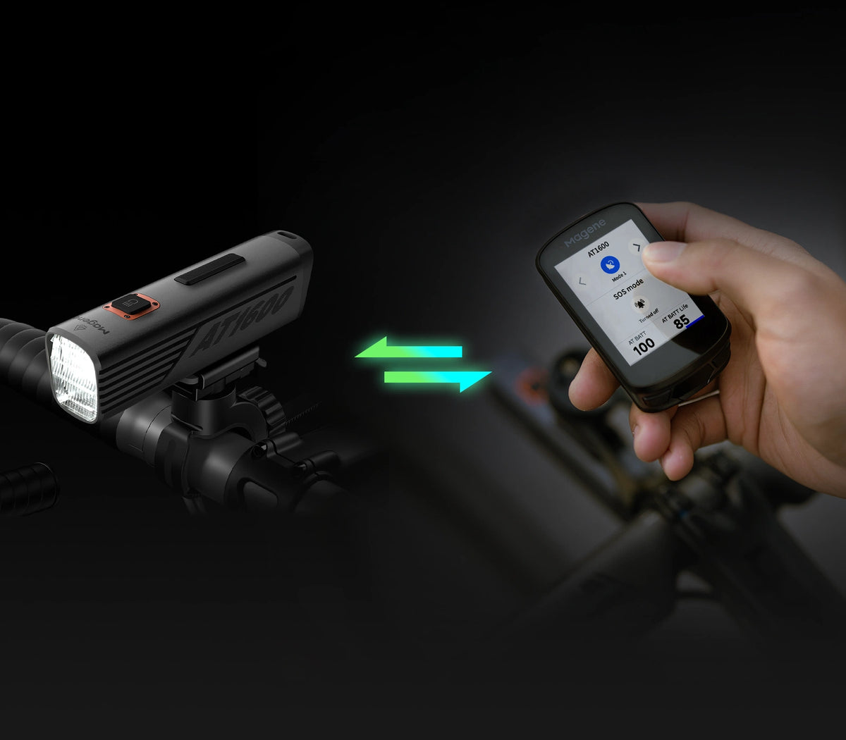 Magene - Smart Bike Headlight AT1600