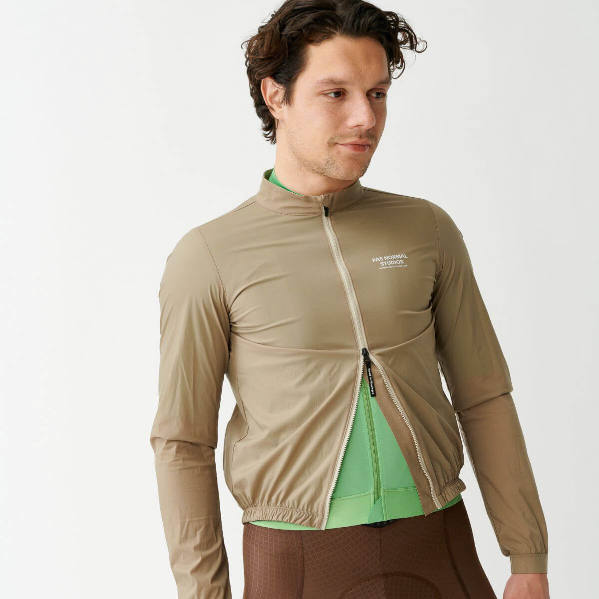 Pas Normal Studios Men's Mechanism Stow Away Jacket - Beige