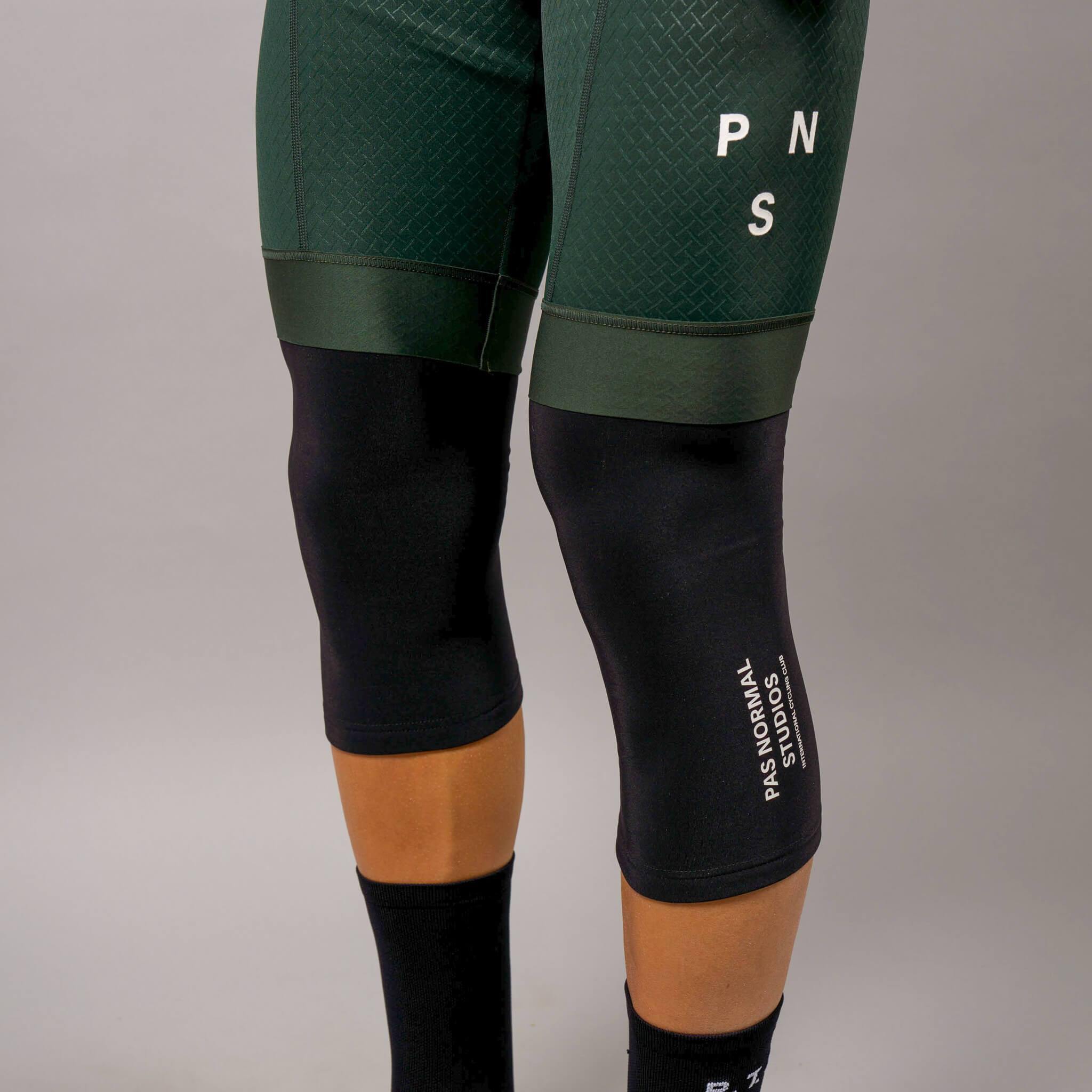 Pas Normal Studios Logo Knee Warmers - Black – Cranks & Coffee