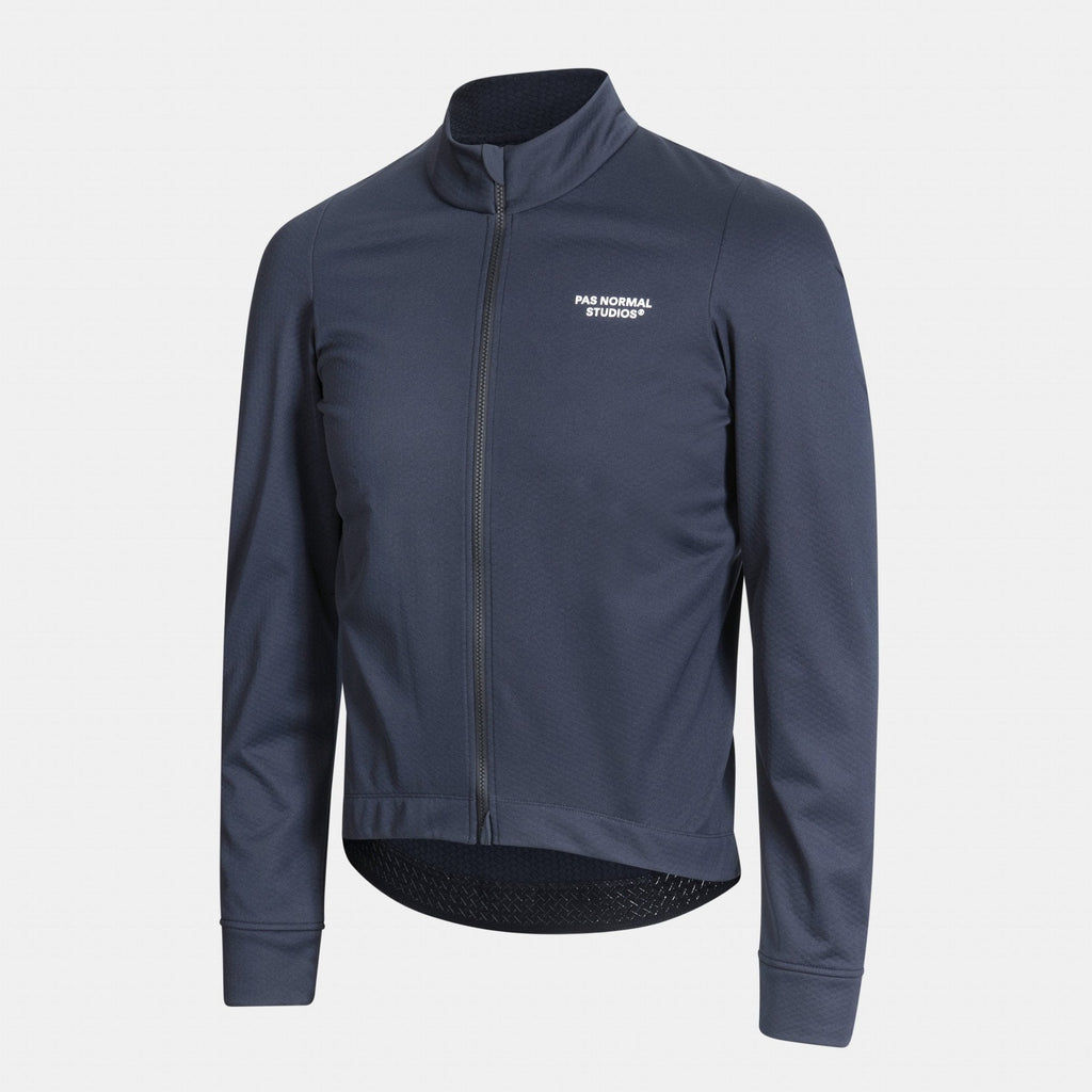 Pas Normal Studios Men's Essential Thermal Long Sleeve Jersey - Navy