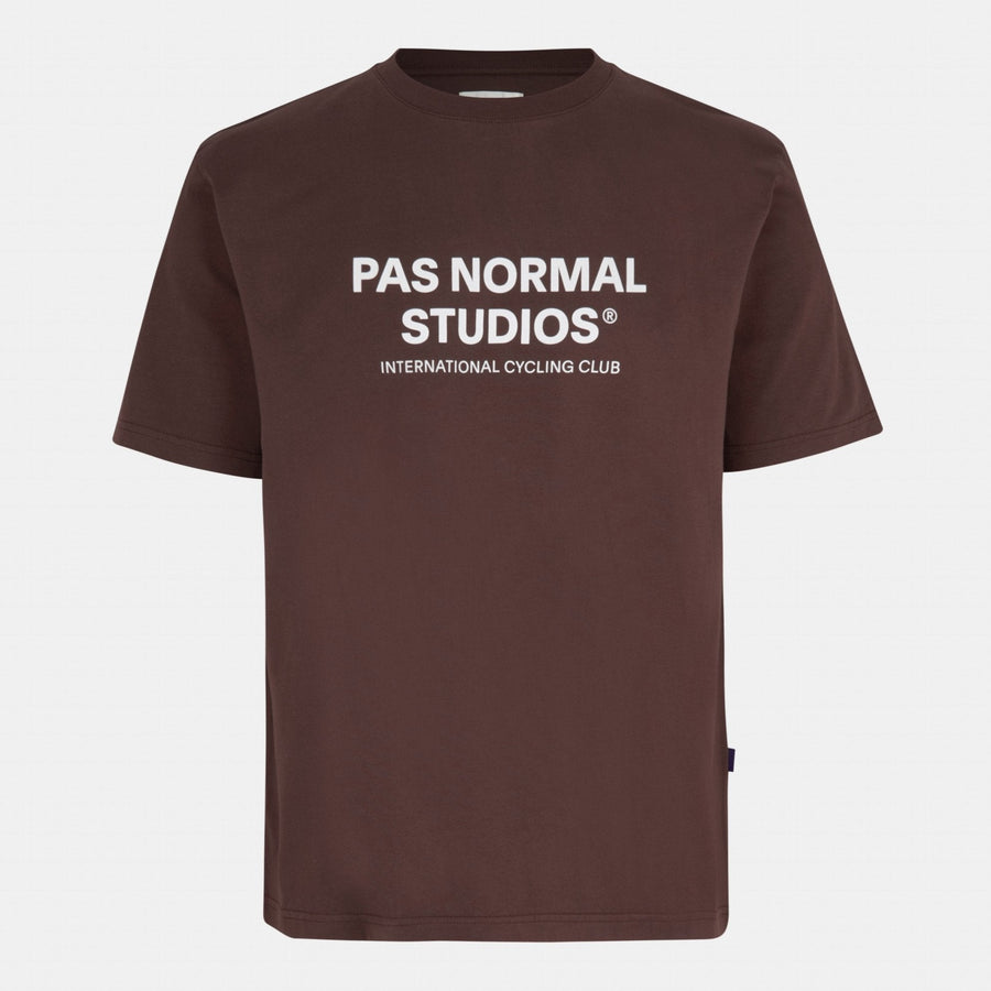 Pas Normal Studios Off-Race Logo T-shirt - Deep Brown