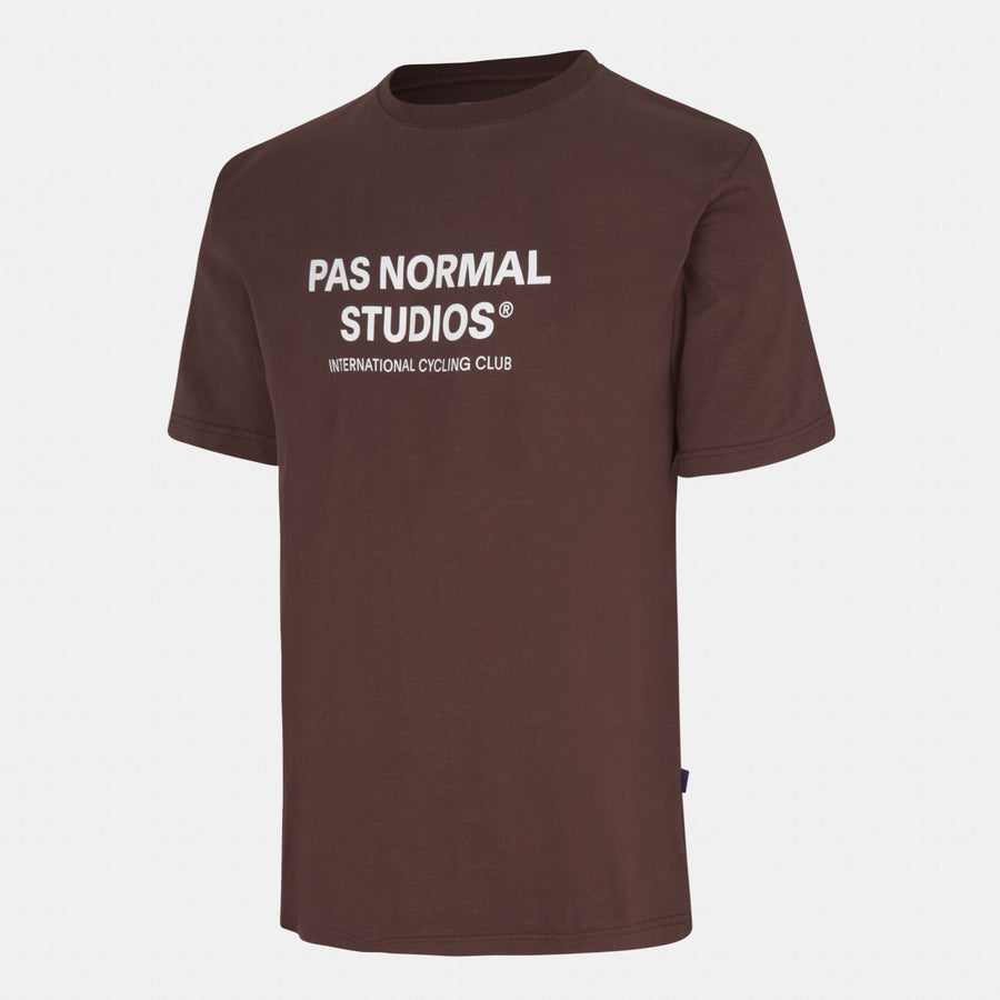 Pas Normal Studios Off-Race Logo T-shirt - Deep Brown