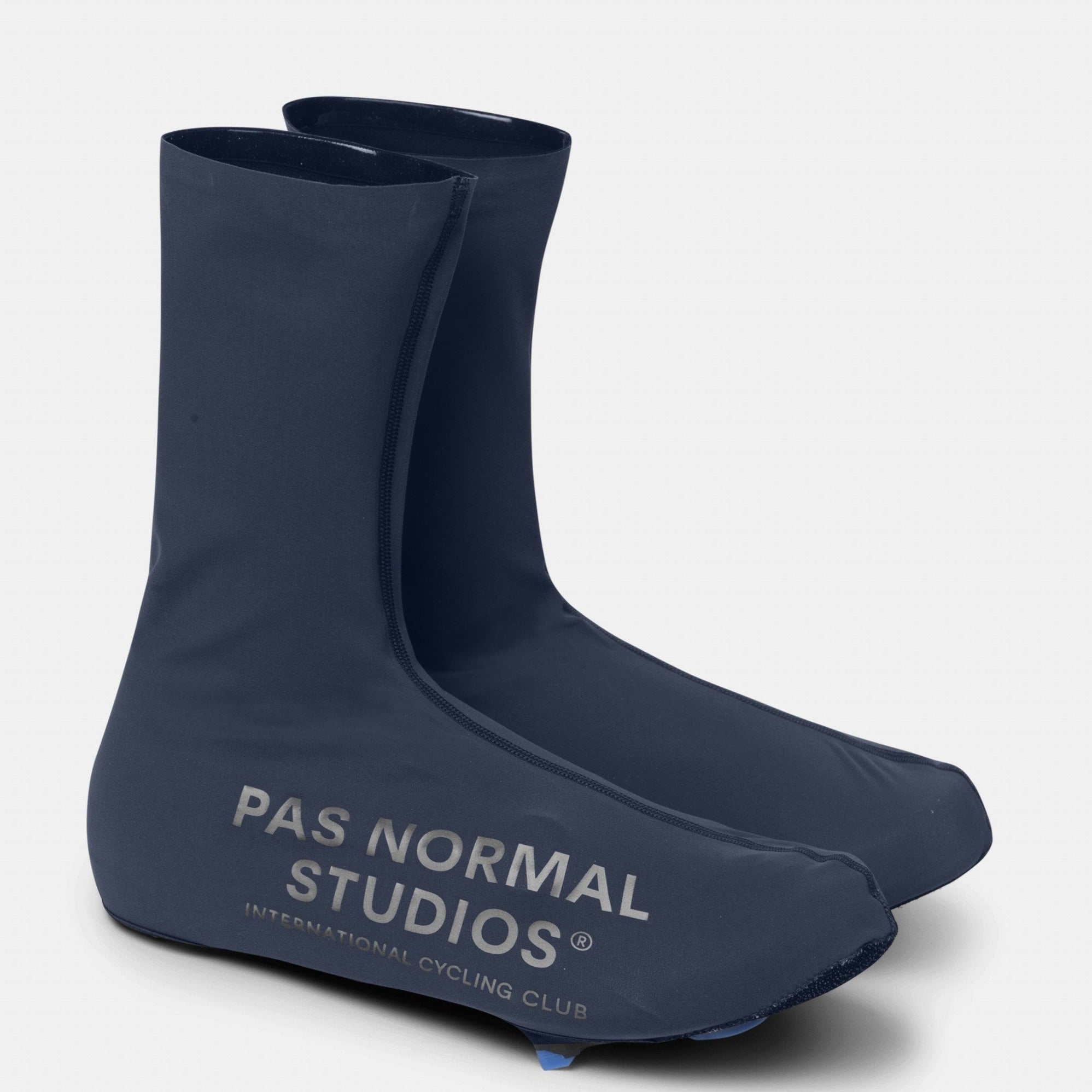 Pas Normal Studios Logo Light Overshoes - Navy – Cranks & Coffee