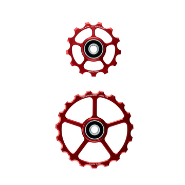 Ceramicspeed Spare Oversized Pulley Wheels 13/19 tooth Red
