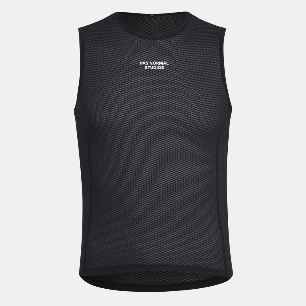 Pas Normal Studios Mechanism ærmeløs baselayer til mænd - Sort