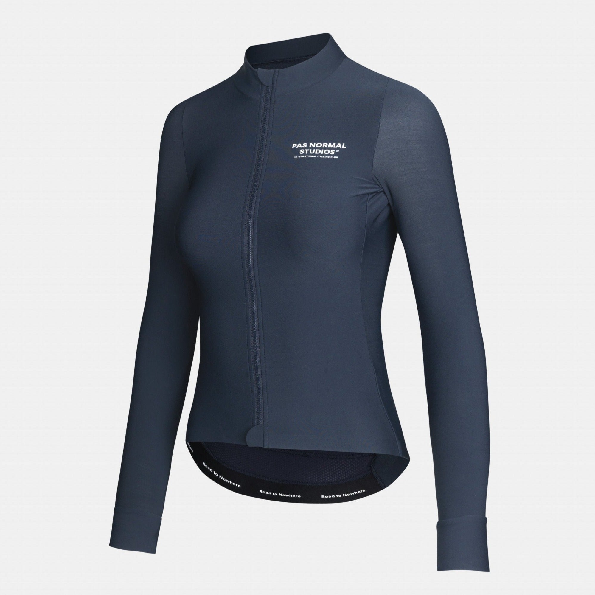 PAS NORMAL STUDIOS ウインドブレーカー　women’s 紺XS Pas Normal Studios Women's Mechanism Long Sleeve Jersey - Navy